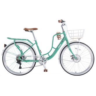 Jeep  26寸7速低跨度淑女城市自行车-流沙咖啡车