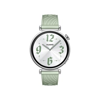 华为/Huawei  WATCH GT 4  草木绿  41mm 绿色氟橡胶表带  智能手表