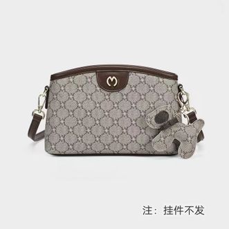 稻草人Mexican 包包女士时尚复古中年高级感礼物单肩包百搭斜挎包通勤女包 卡其咖