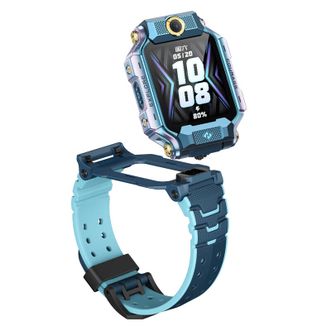 小天才  电话手表 Z8A 蓝色 儿童智能防水定位手表 中小学生4G全网通 翻转双摄视频 男女孩视频通话手环