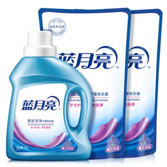 蓝月亮  深层洁净洗衣液（1kg+1kg*2）薰衣草香