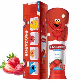 云南白药  富含益生菌儿童牙膏清新6-12岁 桃子果茶 60g