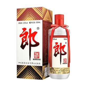郎酒  郎牌郎酒 53度酱香型白酒 500ml  商务宴请聚会首选酒品（新老款随机发）