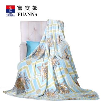 富安娜  双人单层法兰绒毯 伊斯菲尔 150*200cm