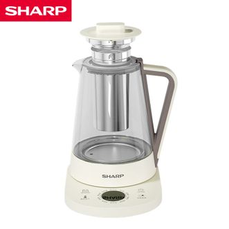 夏普（SHARP）  养生壶1.5L烧水壶煮茶壶器10大功能炖药膳煮粥煮银耳羹花果茶可预约可保温KPWT15LW