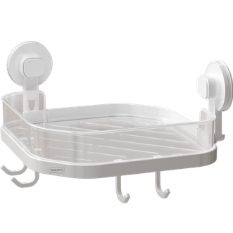 太力/TAILI  免打孔浴室置物架卫生间洗漱台墙上吸盘壁挂架厕所吸盘收纳架AWW251