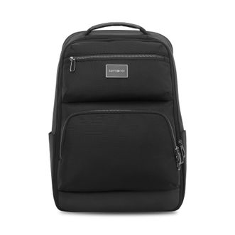 新秀丽/Samsonite  舒适透气双肩包 商务通勤电脑包 大容量立体挺括NU4 黑色