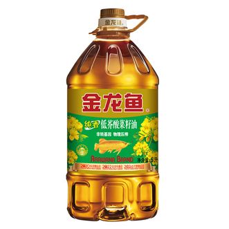 金龙鱼  纯香低芥酸菜籽油5L 非转基因 物理压榨