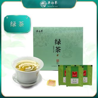 吴裕泰  绿茶双室袋泡茶100g/盒（2g/袋*50袋）*3盒