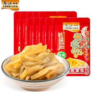 乌江  榨菜鲜脆菜丝70g袋下饭菜咸菜 鲜脆菜丝70g*10袋