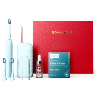 罗曼/ROAMAN  电动牙刷男女成人全自动充电式软毛美白过节送礼送健康礼盒 Q3礼盒套装