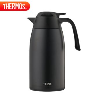 膳魔师（THERMOS）  保温壶家用2000ML容量高真空不锈钢商务家用宿舍办公热水壶TH-X-2000 BK黑色