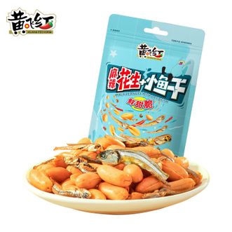 黄飞红/HUANG FEI HONG  麻辣小鱼干小虾花生米98g*3袋