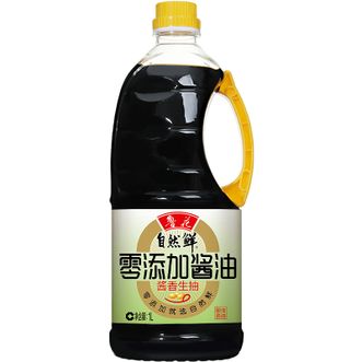 鲁花  自然鲜零添加系列 生抽酱油 1L 调味品