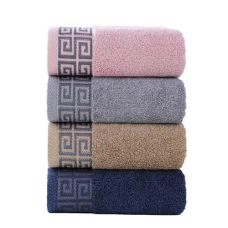 金号  高端抗菌防螨毛巾（2条装）新疆长绒棉洗脸柔软舒服不易掉毛加厚 KJJY1010