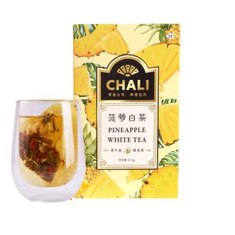 CHALI  茶里 菠萝白茶  37.5g/盒(15包)  花草茶叶菠萝果干白茶水果茶