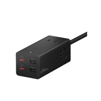 小米/Xiaomi  67W桌面快充插座 黑色 快速满电