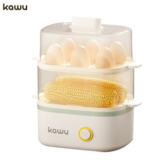 卡屋/KAWU  煮蛋器多功能煮鸡蛋早餐神器蒸鸡蛋羹双层大容量蒸蛋器自动断电
