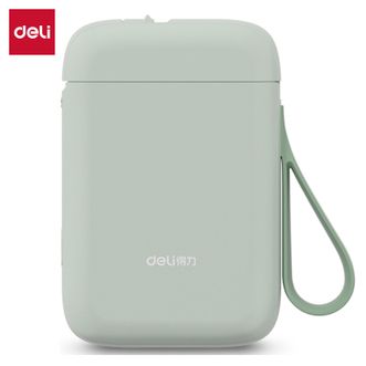 得力/Deli  Q1A 家用便携式热敏标签打印机 手账学生开学礼物书本姓名贴收纳标识食品价签打印 手机蓝牙连接