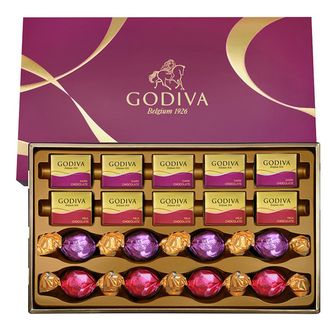 歌帝梵（Godiva）   高端黑巧牛奶夹心巧克力精选礼盒18颗装