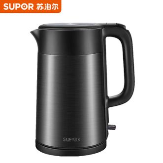 苏泊尔（SUPOR）  电热水壶家用1.7L无缝内胆电水壶316L不锈钢自动断电烧水壶SW-17S32A