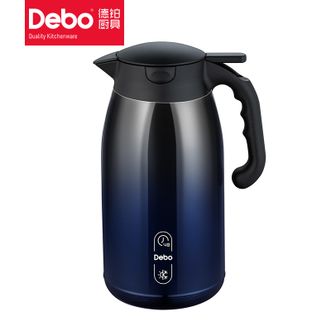 德铂（Debo）  乔伊纳保温壶 家用2.1L大容量旅行保温水壶不锈钢水壶 DEP-851渐变蓝