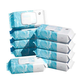 植护  厨房湿巾 油烟机清洁强力去油去污湿巾纸 家用加大加厚懒人抹布60片