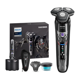 飞利浦/Philips  剃须刀电动 蜂巢7系变形金刚联名 敏感肌适用 男士刮胡须刀 S7618