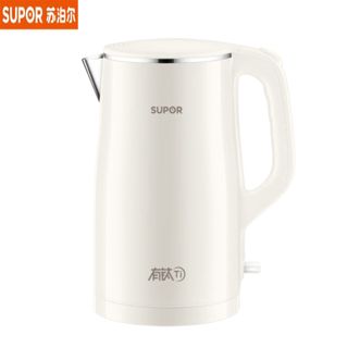 苏泊尔（SUPOR）  电水壶SW-17J81T 烧水壶 1.7L 含钛内胆 2200W大功率速沸 含钛内胆无缝 家用电热水壶