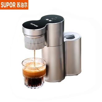 苏泊尔（SUPOR）  意式咖啡机CFP201B 家用双胶囊萃取/咖啡粉两用半自动便携咖啡机 全自动美式花式