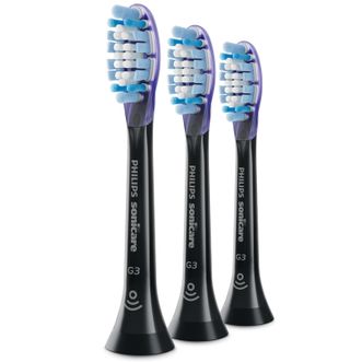 飞利浦/Philips  电动牙刷头 HX9053 替换头钻石系列3支装护龈型刷头适配HX9924HX9903HX9911HX9912HX9954HX9924