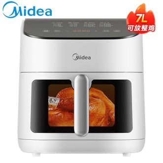 美的/Midea  空气炸锅  7升大容量家用透明可视窗口 双热源不用翻面 外酥里嫩不沾易清洗  KZC7002