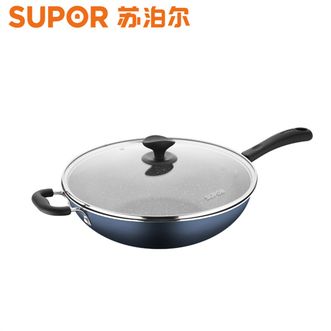 苏泊尔（SUPOR）  星星石不粘炒锅32cm 家用炒菜锅少油烟小炒锅电磁炉燃气通用 VC32SAP04