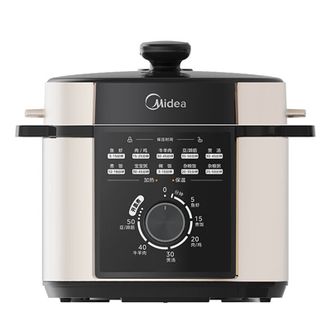 美的/Midea  电压力锅5L大容量简易操作智能预约压力锅电饭锅电饭煲 MY-E501