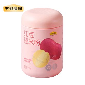 五谷磨房   红豆薏米粉546g 红豆薏米粉薏仁红枣杂低脂即食速食早餐代餐粉