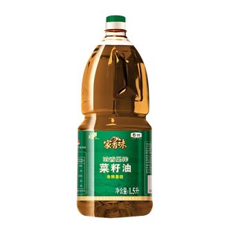 福临门 家香味食用油 非转基因 浓香压榨菜籽油 1.5L
