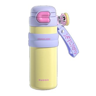 炊大皇（COOKER KING）  CC兔系列双饮保温杯 椰椰蓝 500ML CC50A1  弹盖款