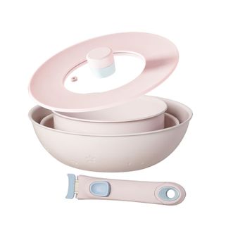 炊大皇（COOKER KING）  锅具套装不粘锅炒锅煎锅奶锅户外可拆卸三件套 NG02TZ