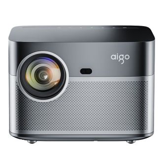 爱国者 aigo H01 投影仪家用 投影机智能家庭影院（1080P高清 自动对焦 自动梯形校正）