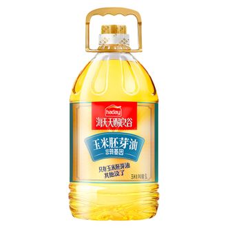 海天  天赐良谷0添加玉米胚芽油5L（非转基因 物理压榨 玉米油 植物油）
