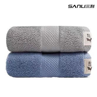 三利  圣托里尼毛巾 加大加厚面巾 双条礼盒装