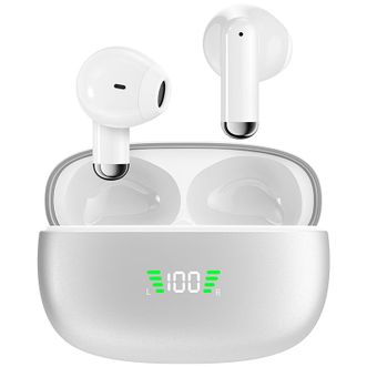 aigo  蓝牙耳机  半入耳式无线降噪长续航电量数显无线蓝牙耳机  TQ15