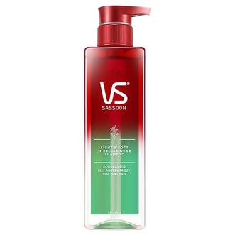 沙宣/VS  轻润裸感洗发水  0硅油清爽去油洗发水  500ML*1瓶装  新老包装随机发货