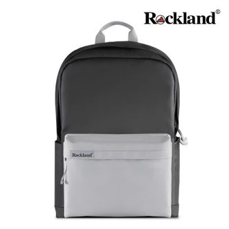 洛克兰/ROCKLAND  多功能防盗升级新款双肩包 男女旅行出差休闲防盗学生书包 黑灰