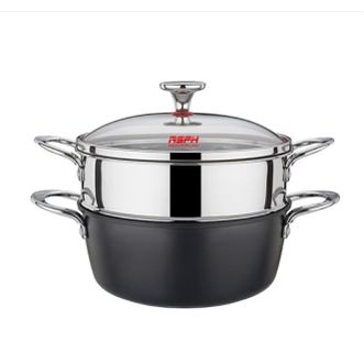 乐仕菲斯  亮酷多用蒸煮锅 RS2401 加厚不锈钢多用蒸煮锅
