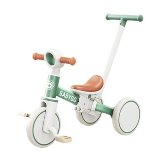 babygo  儿童四合一三轮脚踏车1-5岁轻便自行车 SLC-001