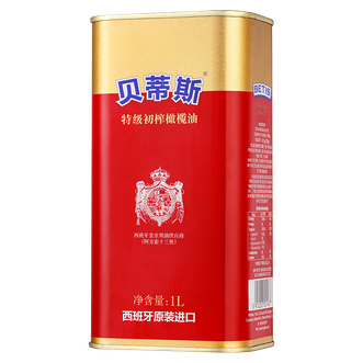 贝蒂斯  特级初榨橄榄油 1L*1罐装