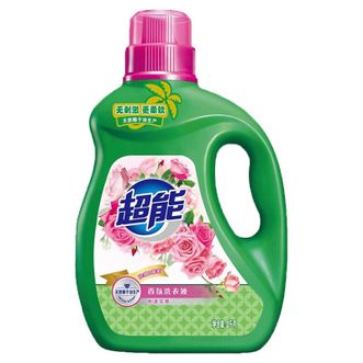 超能  香氛洗衣液粉漾花香 洁净柔护2kg