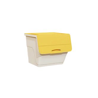 星优(XINGYOU)  儿童玩具收纳箱家用前开式衣服整理箱塑料翻盖储物盒零食收纳筐 大号【3个装】