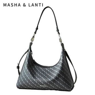 马莎兰缇/MashaLanti  女款高级腋下包通勤大容量单肩斜挎托特包 M213507B30372A